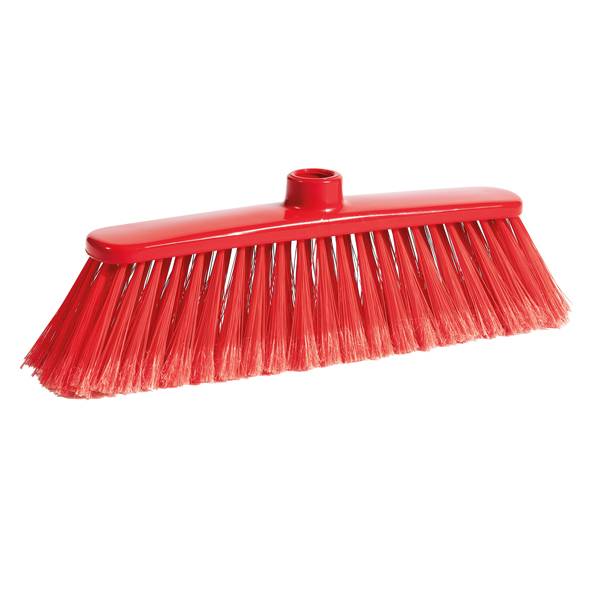 Scopa Alma - per interni - rosso - 33 x 7,5 x 11,5cm - PPL/PVC - Perfetto-0