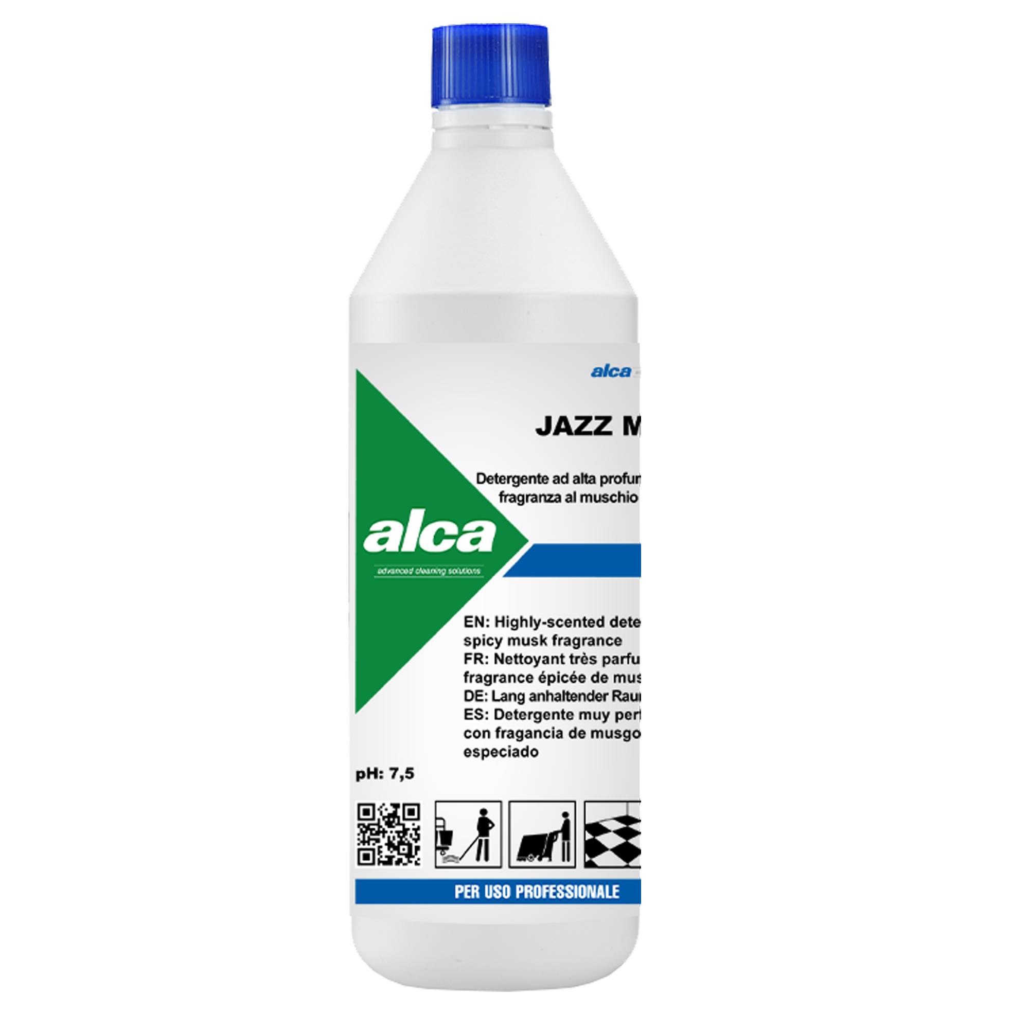 Detergente pavimenti linea Jazz Miles - muschio - 1 L - Alca-0