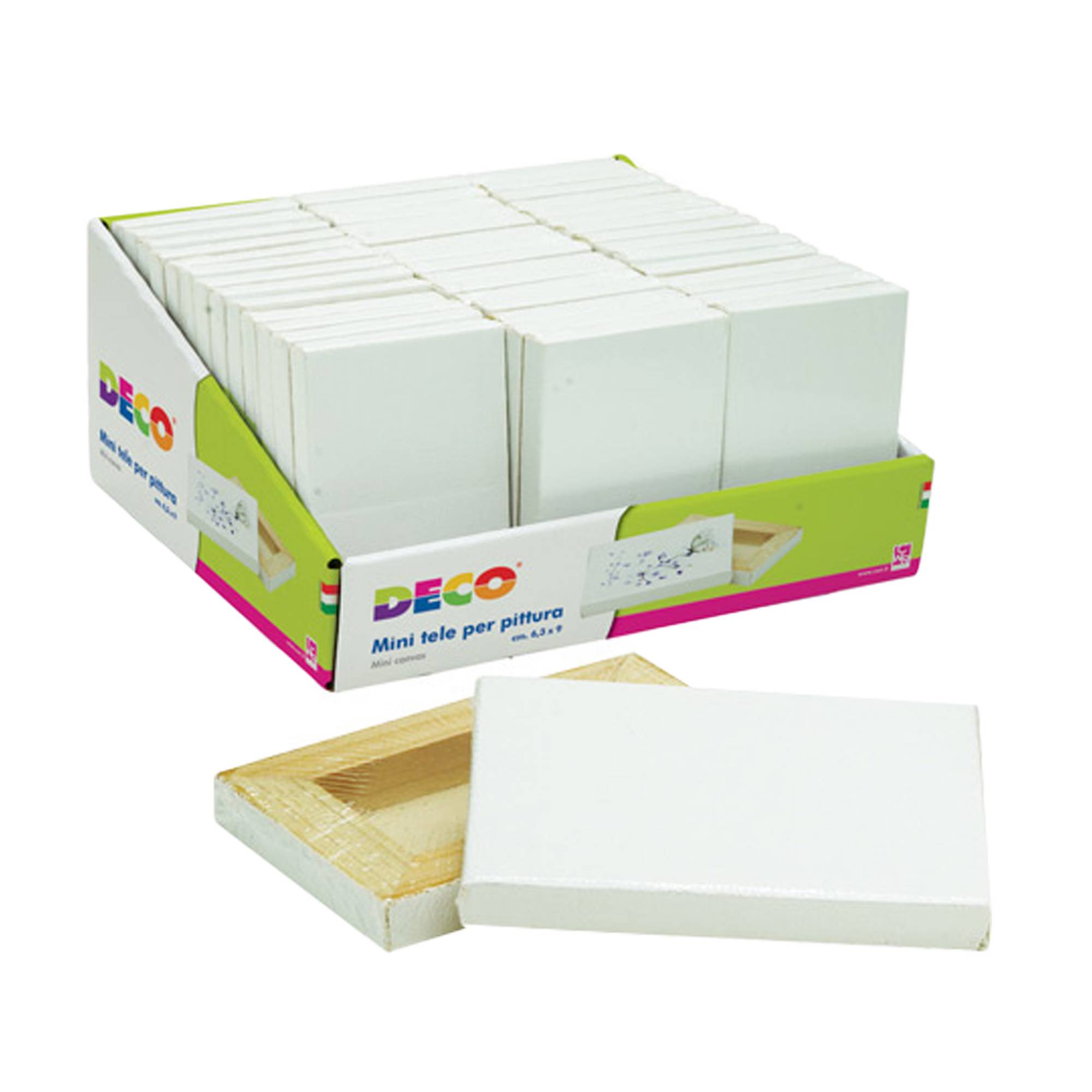 Mini tela - 6,3 x 9 cm - Deco - conf. 45 pezzi-0