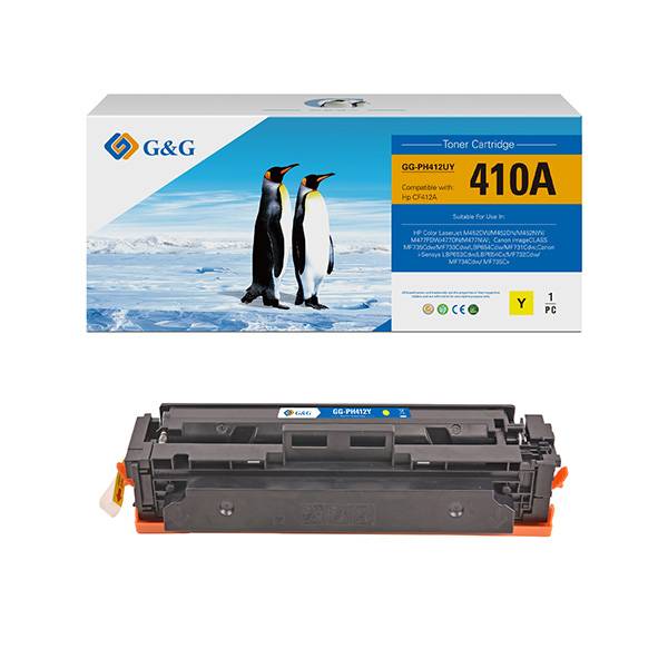GG - Toner compatibile per Hp Color LaserJet M452DW/M452DN/M452NW - Giallo - 2.300 pag-0