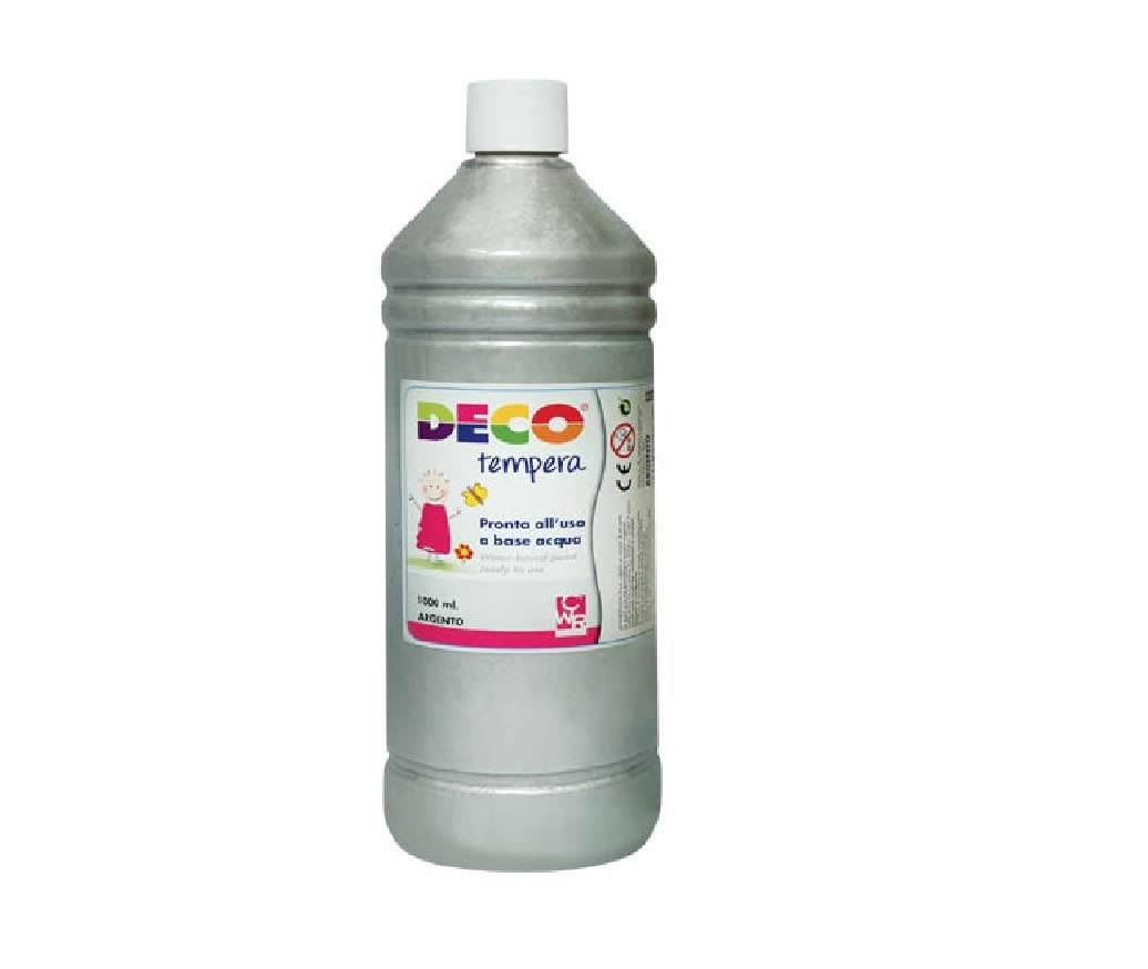 Tempera CWR Deco in flacone da 500 ml argento PF550/41-0