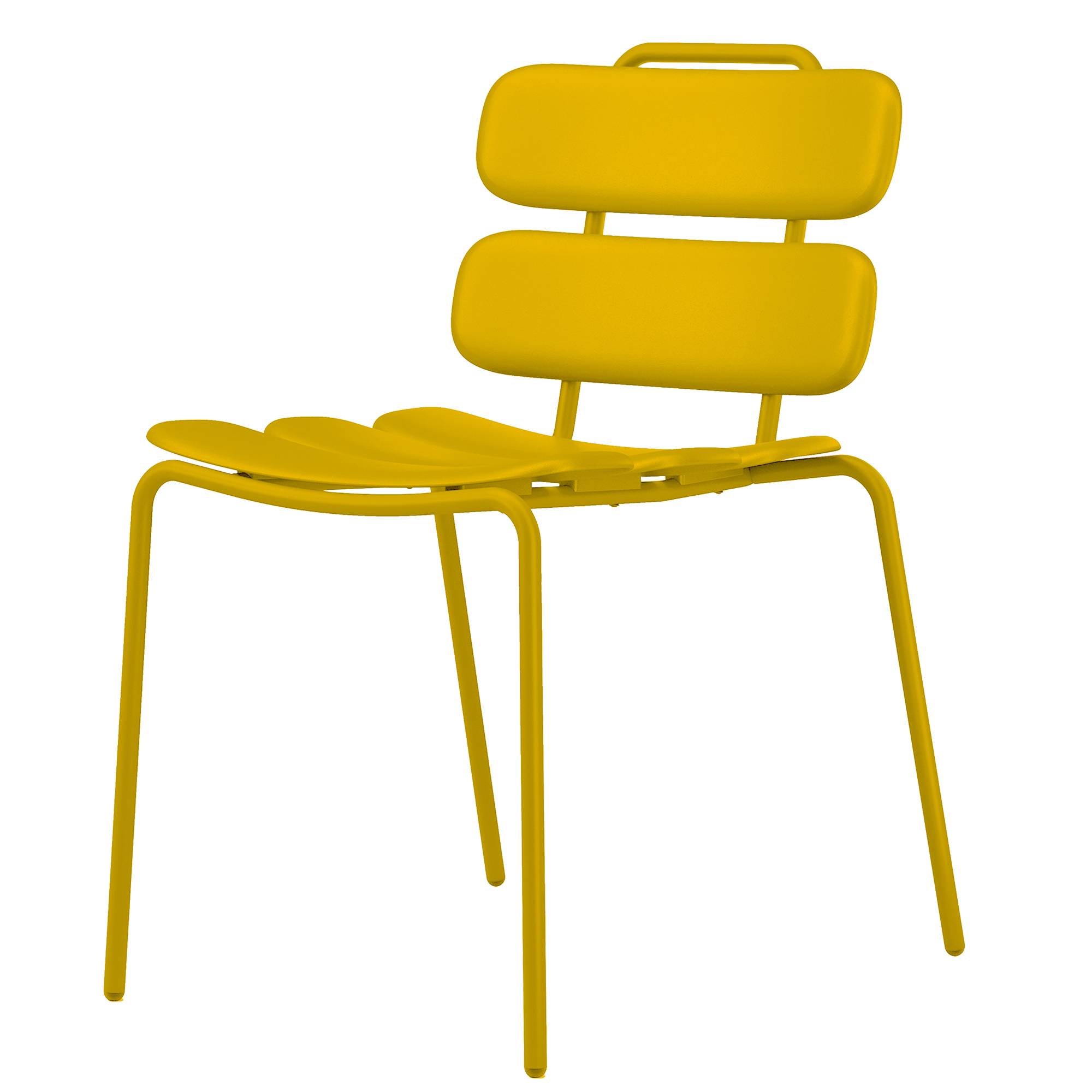 Seduta collettivitA' Lemon - S/braccioli - Giallo - Unisit-0