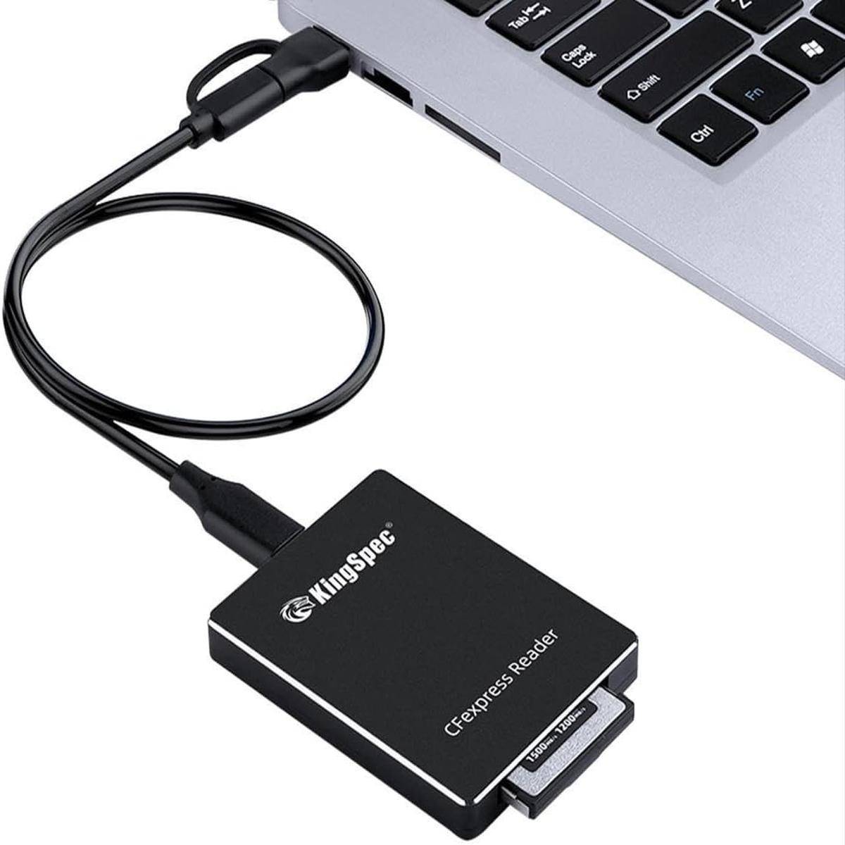 Cfexpress Type B Card Reader Usb 3.1 Gen 2 Lettore 10gbps Adattatore Usb-c-0