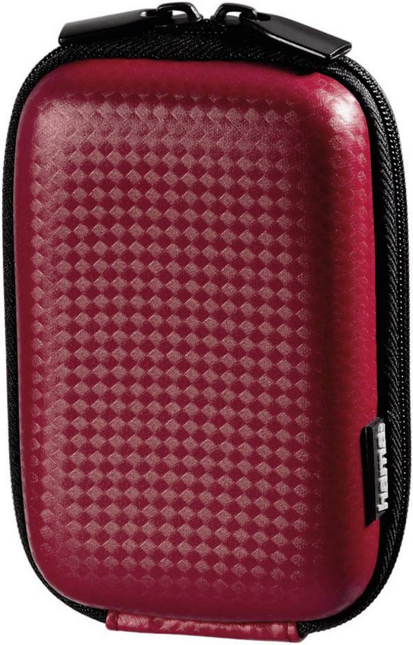 Hama Borsa "Hardcase Carbon Style" 60H, rossa (6,5x3x10,5 cm.)