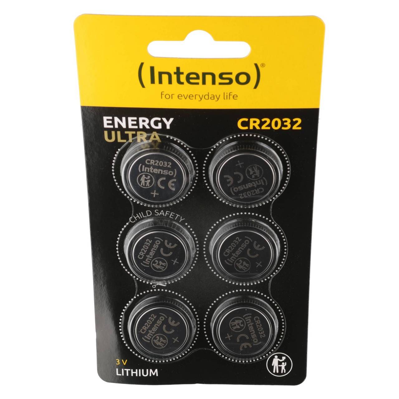 Energy Ultra, confezione da 6, pila a bottone, CR2032, 3 volt, ideale per l'uso quotidiano-3
