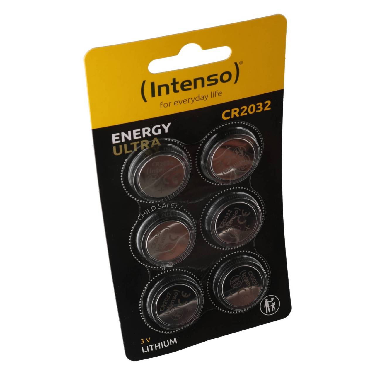 Energy Ultra, confezione da 6, pila a bottone, CR2032, 3 volt, ideale per l'uso quotidiano-4
