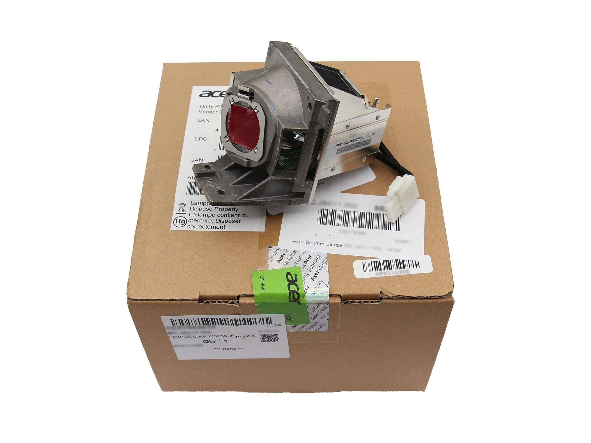 Acer UC.JSC11.001 lampada per proiettore 210 W UHP (Original Lamp for ACER P1355W:X1323WHP Projector [3Months warranty])-0