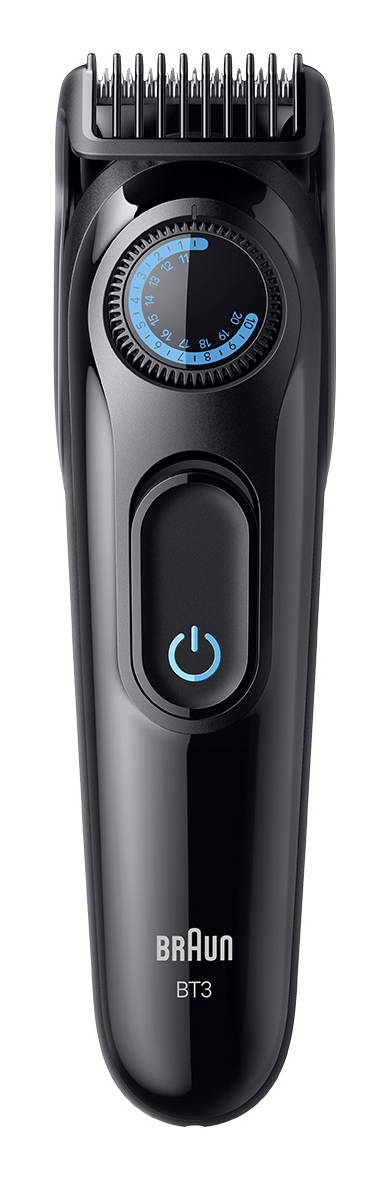 Braun BeardTrimmer 3 BT3500 CA/Batteria 20 Nero-0