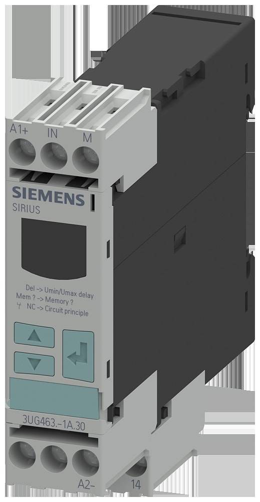 Relè di monitoraggio 24, 24 - 240, 240 V/DC, V/AC 1 scambio Siemens 3UG4632-1AW30 Pezzo 1 pz.