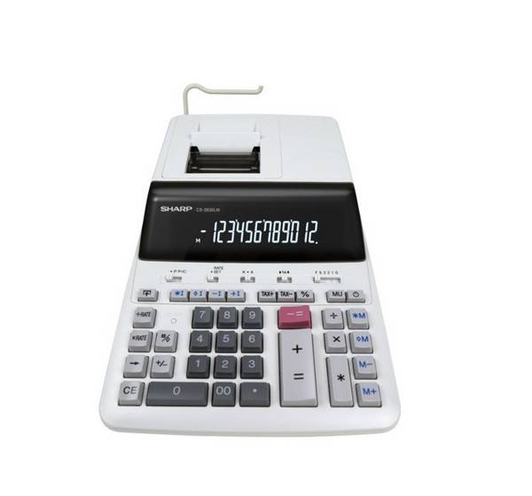 CALCOLATRICE SH-CS2635LW CON STAMPA