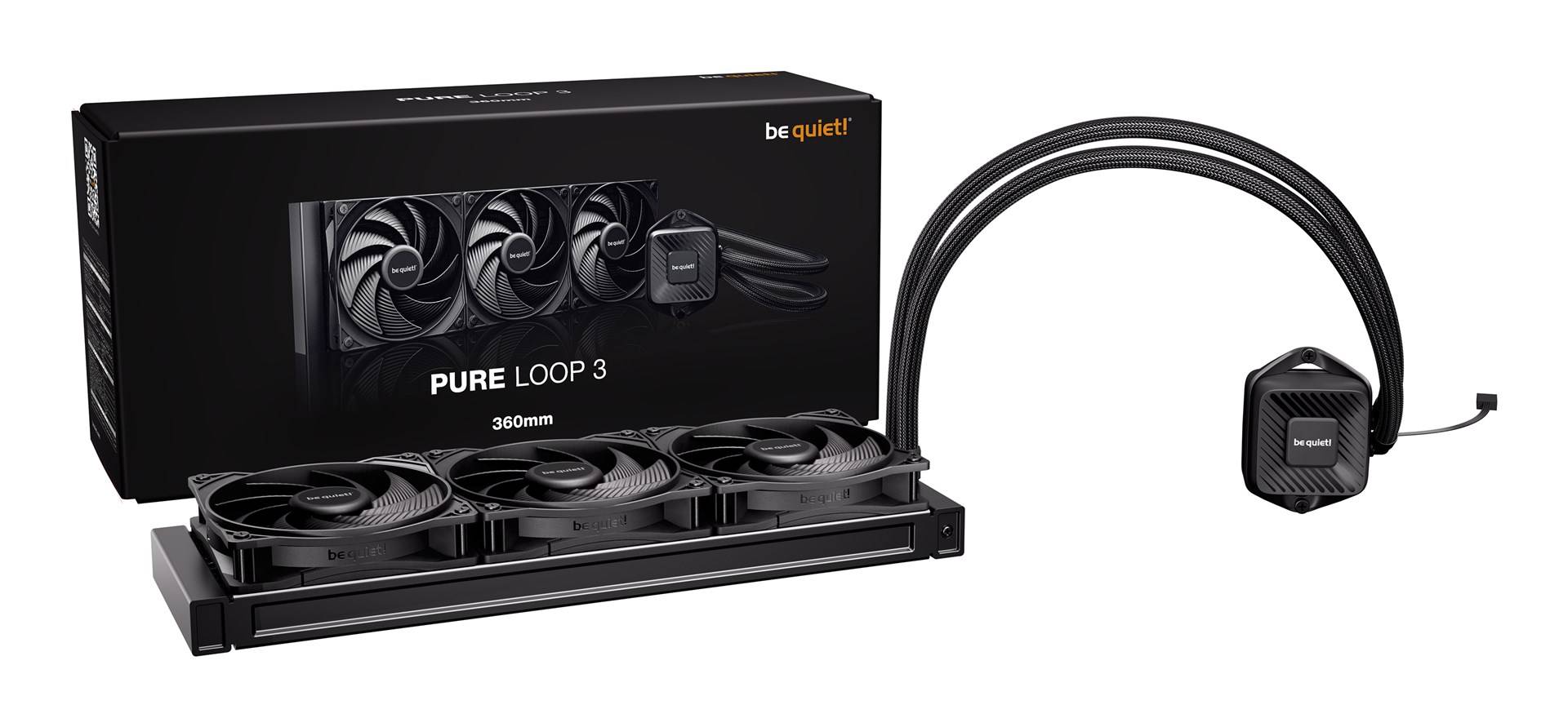 be quiet! PURE LOOP 3 Processore Raffreddatore di liquidi tutto in uno 12 cm Nero 1 pz-2