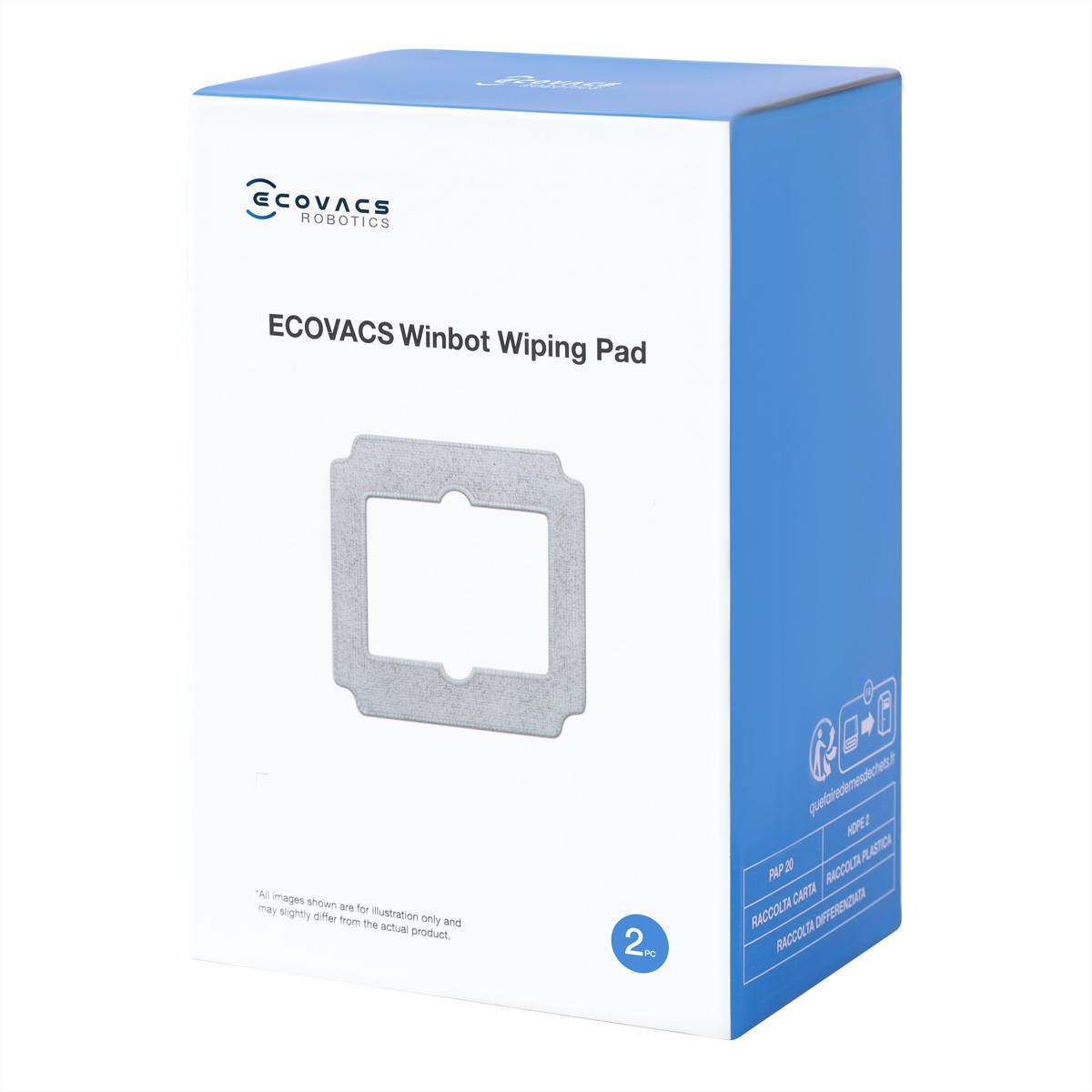 Ecovacs WCC020012 accessorio per lavavetri elettrico Panni mop per pulizia-3