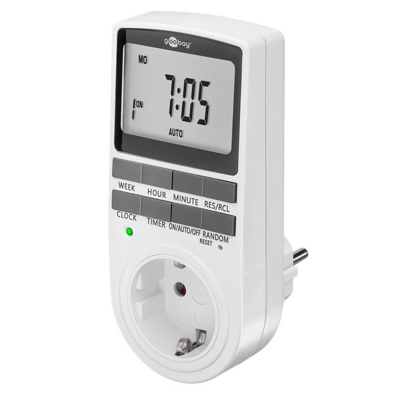 Temporizzatore digitale con ampio display, timer programmabile-0