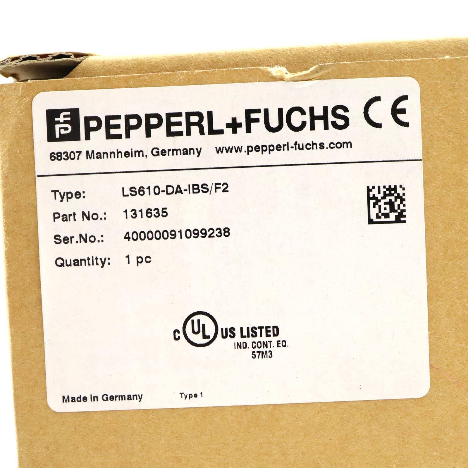 Pepperl & Fuchs Sensore a barriera ottica LS610-DA-IBS/F2-2