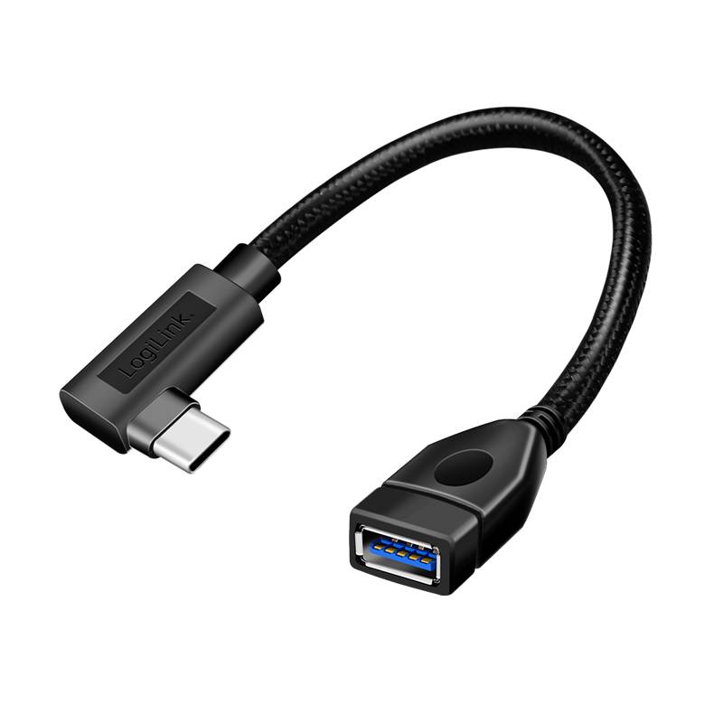 Cavo USB 3.2 Gen2 OTG USB-C™ Maschio Angolato a USB-A Femmina 0.2 m-5
