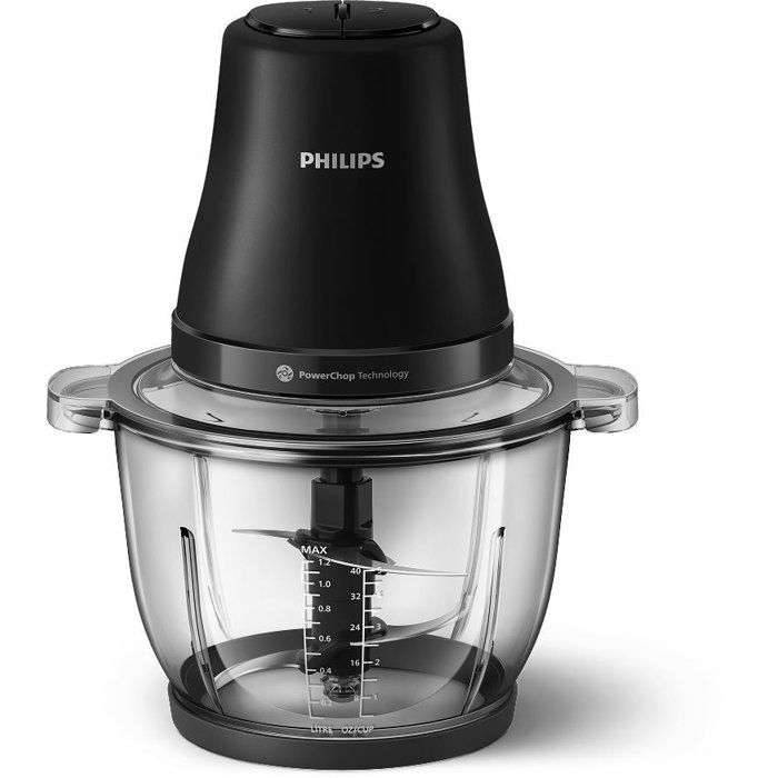 Tritacarne elettrico - PHILIPS Serie 3000 - HR1502/00 - 500 W - Nero-0