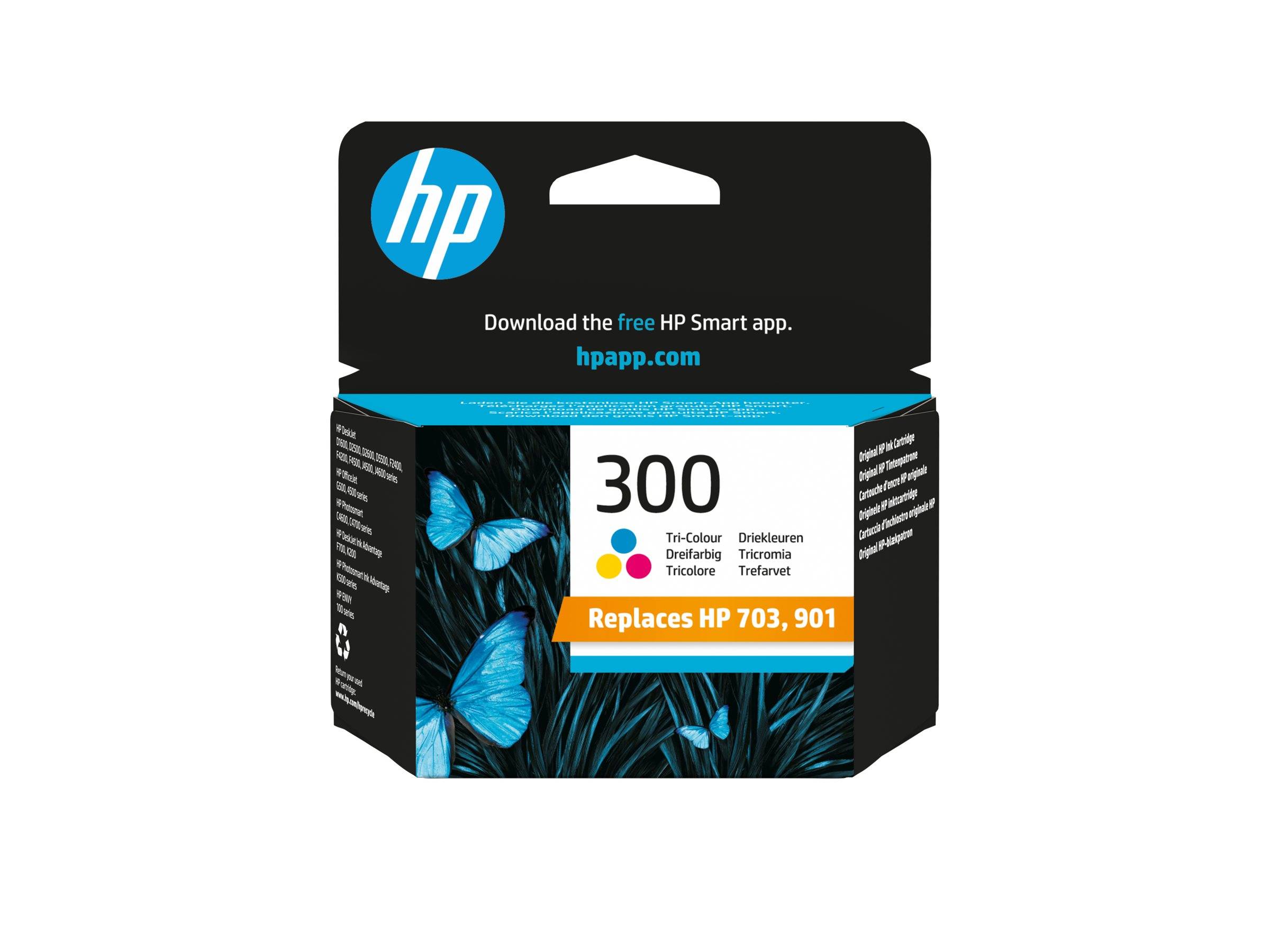 Hp cartuccia originale inchiostro tricromia 300-1