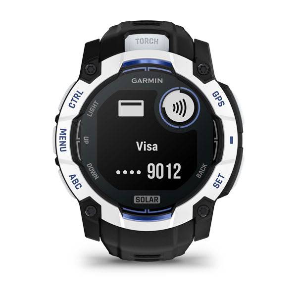 Garmin instinct® 3 solar 50mm schwarz/steinweiß mit silikon-wechselarmband 26 mm schwarz-3