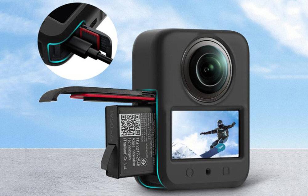 Immagine premio per Puluz - PU783B - PULUZ Silikon-Objektivabdeckung DJI Osmo 360 (Nero)