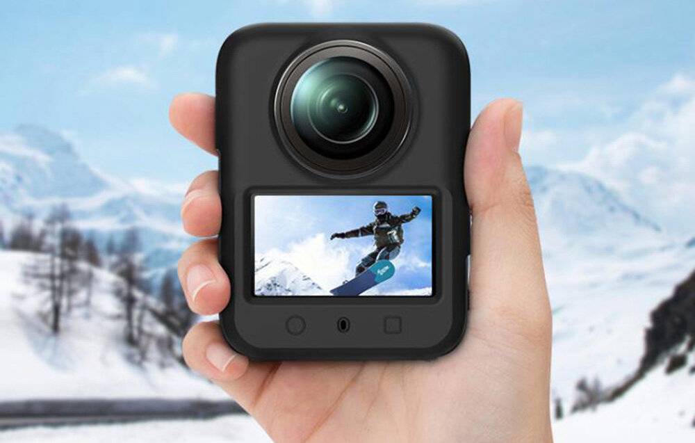 Puluz - PU783B - PULUZ Silikon-Objektivabdeckung DJI Osmo 360 (Nero)-1