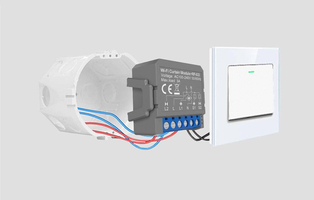 Immagine premio per Avatto - CSM16-RF-1 - Avatto CMS16-RF-1 WIFI+RF Smart-Vorhangmodul
