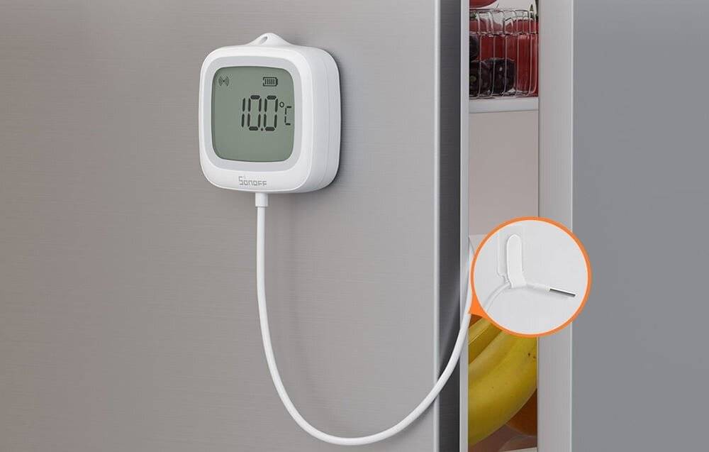 Immagine simbolo per Sonoff - SNZB-02LD - ZigBee LCD-Temperatursensor Sonoff SNZB-02LD (con Sonde)