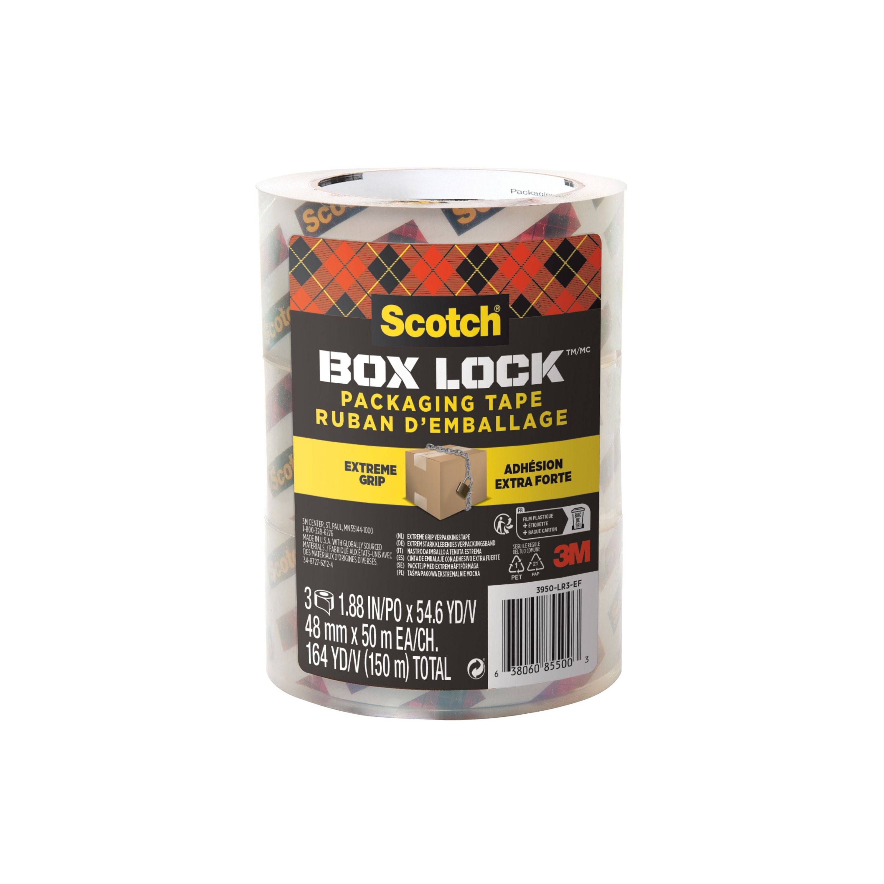 3M 7100262924. Bandfarbe: Transparent, Band-Zweck: Verpackung. Länge (m): 50 m, Breite: 48 mm (3950-RD)-3