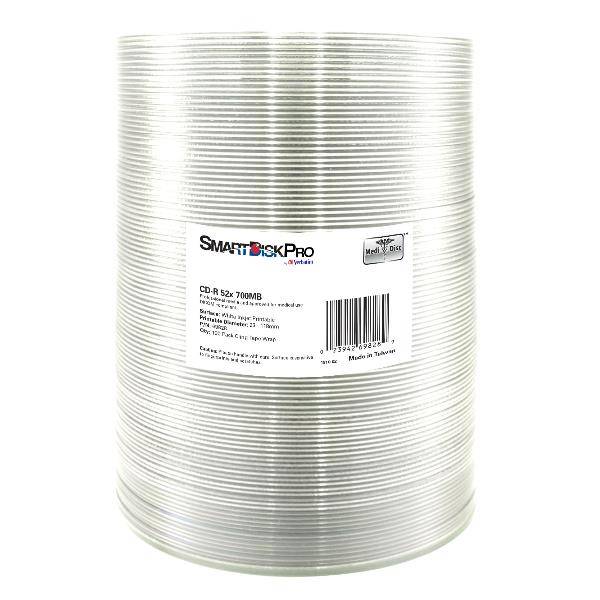 CD R 52X 700MB WHITE INKJET CF.100-0