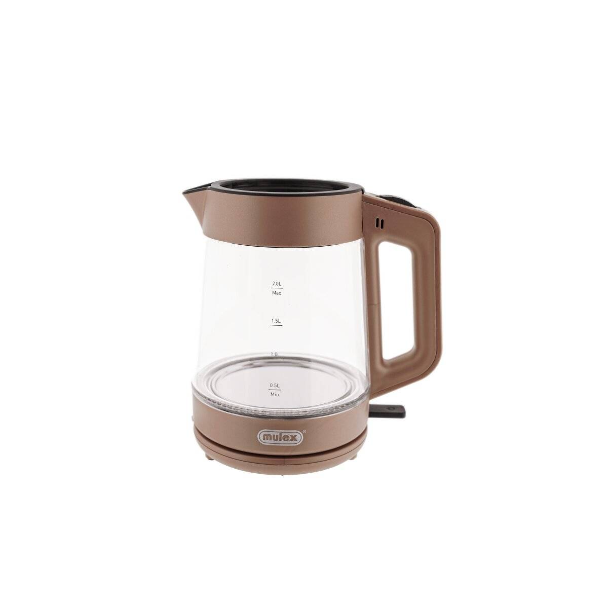 Mulex Tea Express 2 in 1 Bollitore e Teiera in Vetro - 1L + 2L - Rame-2