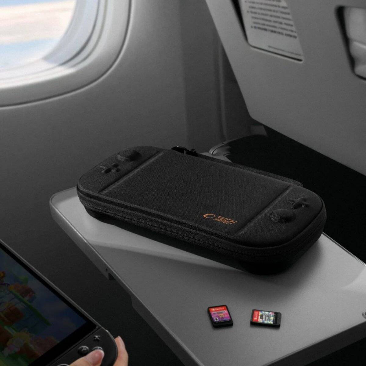 Custodia protettiva sottile Tech-Protect per Nintendo Switch 2 – Nera-4