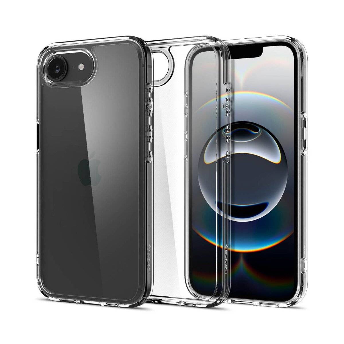 Spigen Ultra Ibrida Custodia Compatibile con Apple iPhone 16e Case Protezione Trasparente Antiurto Custodia per smart...-0