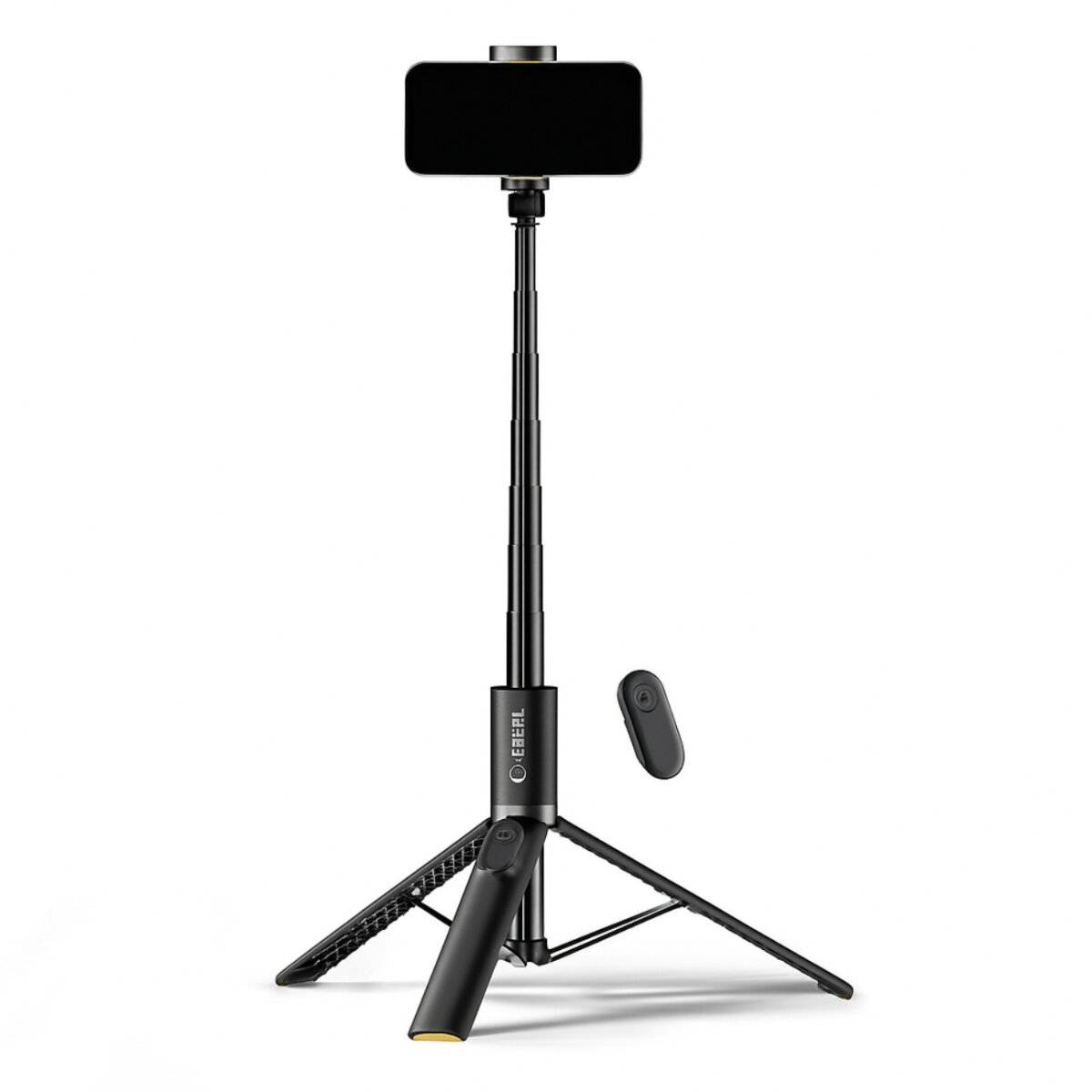 Tech-Protect L08S Selfie Stick Bluetooth con telecomando, treppiede fino a 141 cm – Nero-0