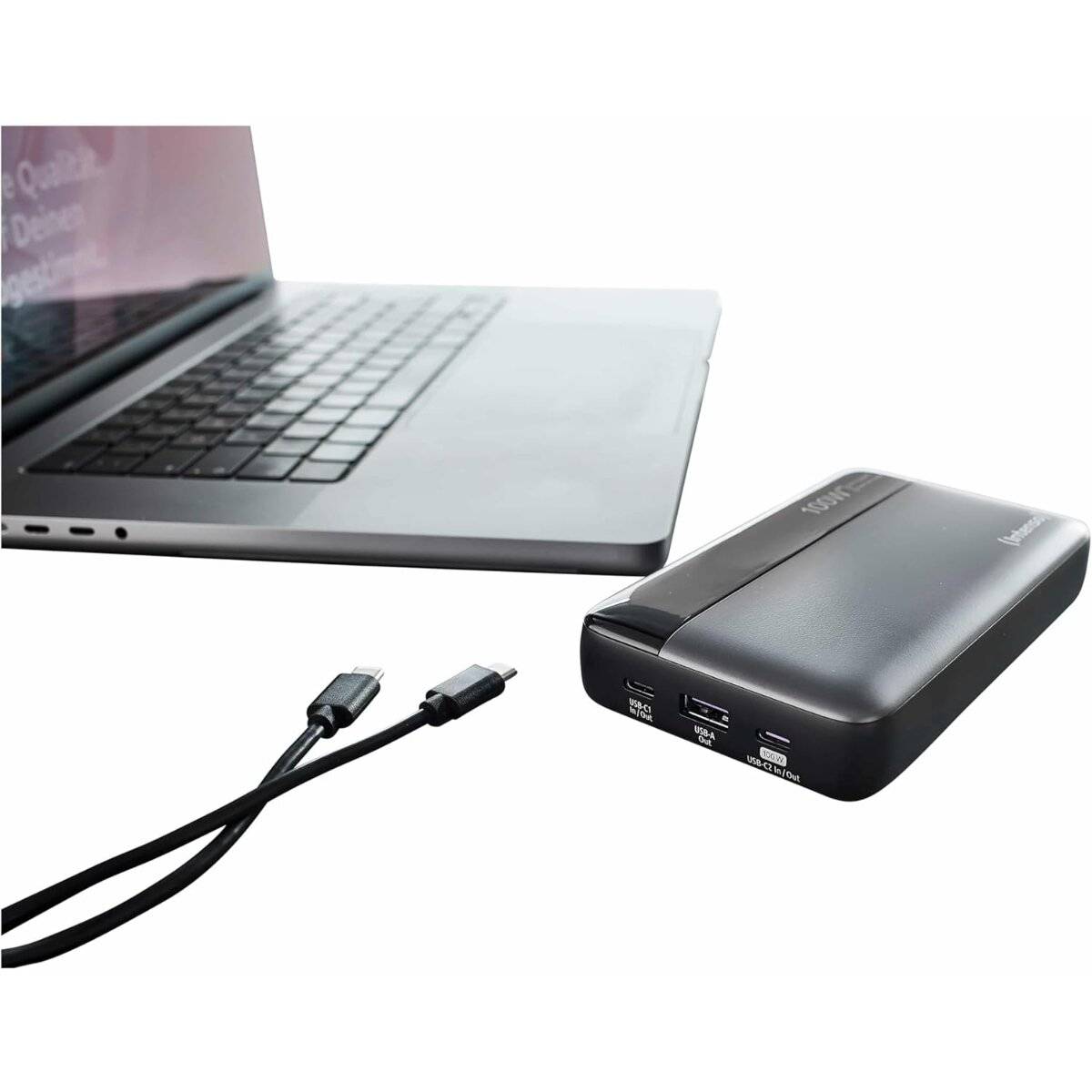 Power Bank Intenso da 20000 mAh con USB-C da 100 W – Batteria a ricarica rapida per laptop e smartphone-2