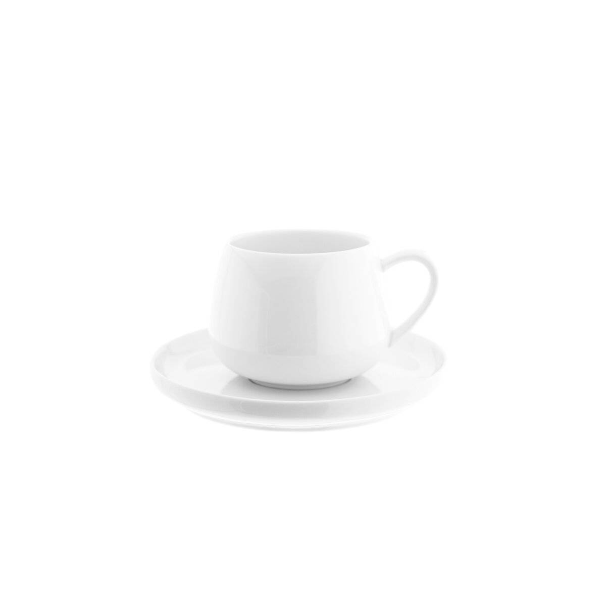 Set di 12 tazze da caffè Moon in porcellana di alta qualità - 220 ml-0