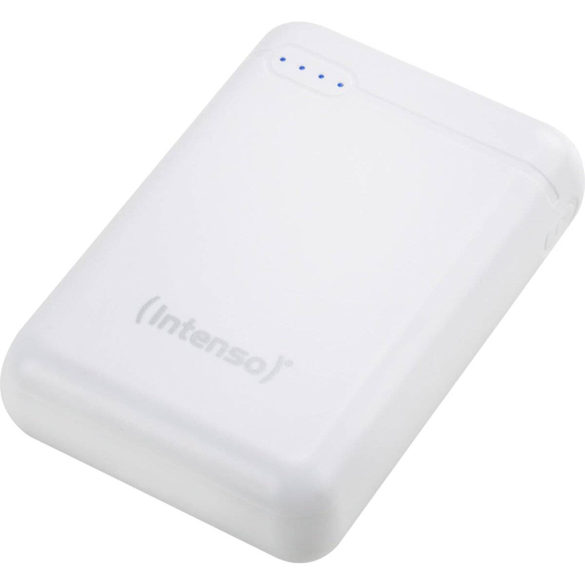 Intenso Power Bank portatile XS10000 10000mAh – Doppia uscita, leggero e sicuro, bianco-1