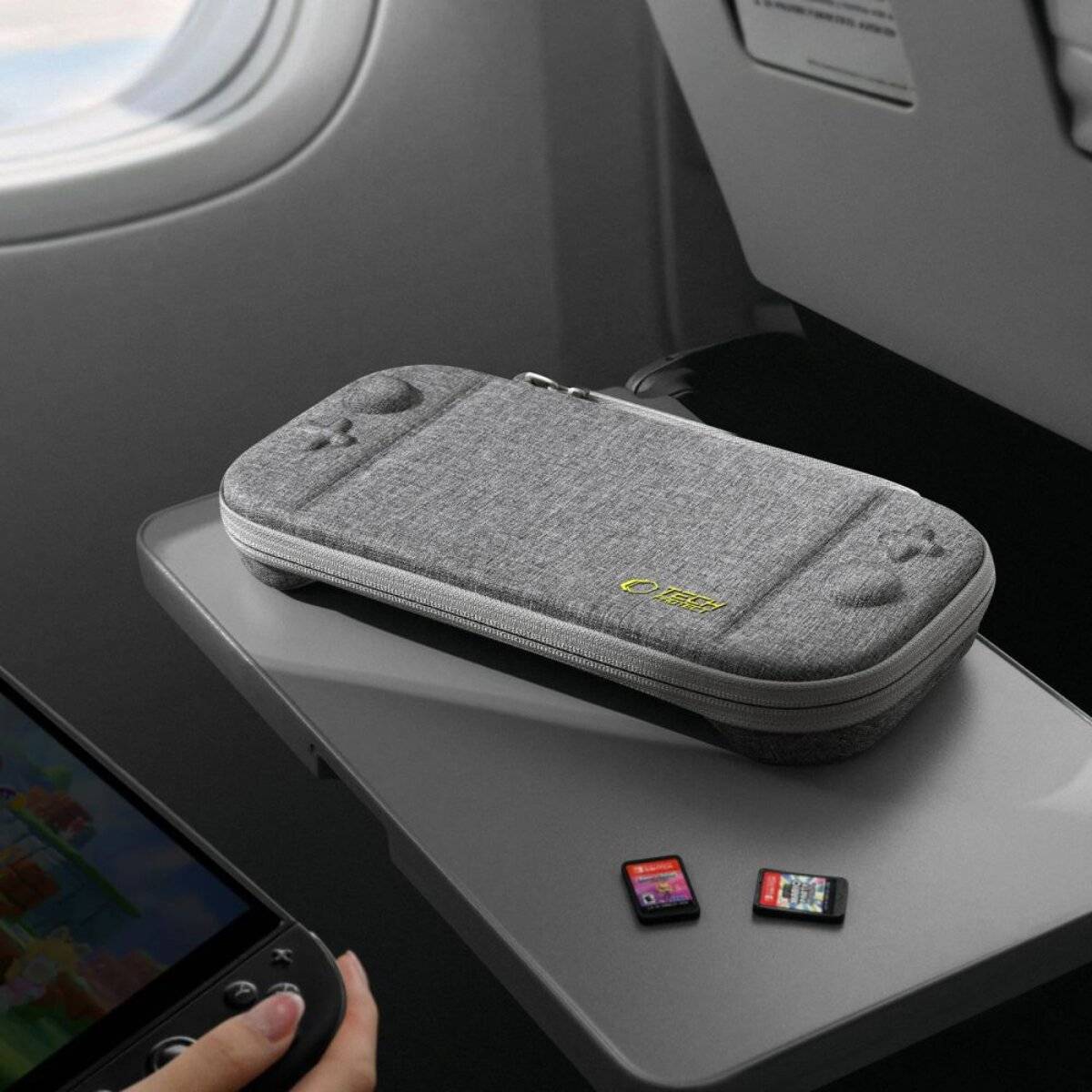 Custodia protettiva sottile Tech-Protect per Nintendo Switch 2 – Grigio-4