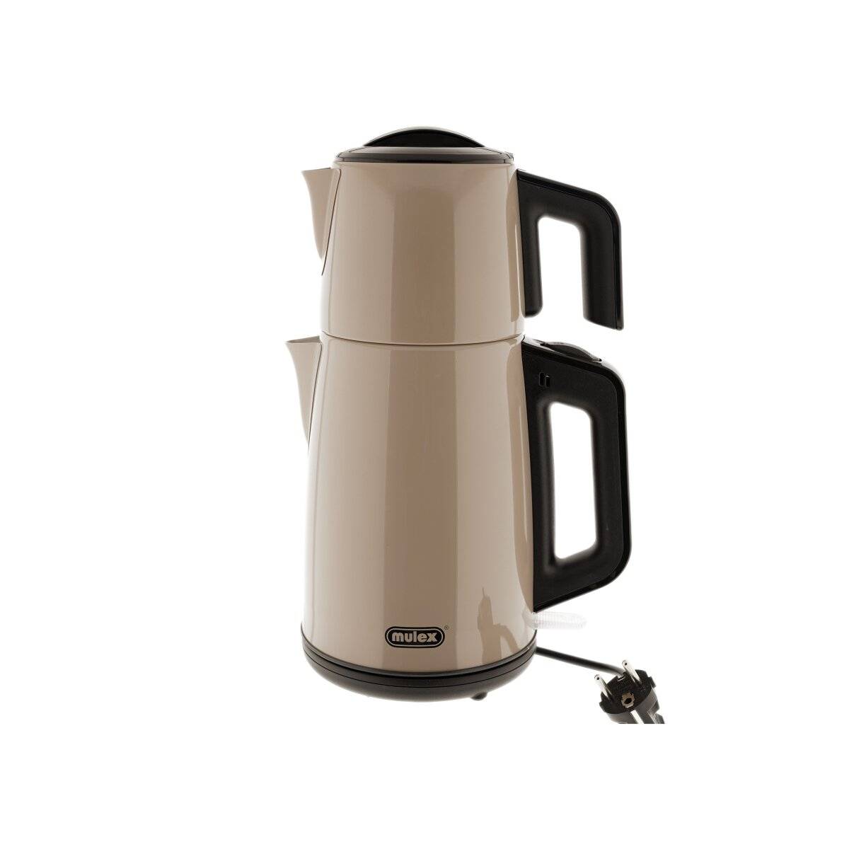 Bollitore e macchina per il tè 2 in 1 Mulex Tea Express in acciaio inossidabile - Beige - 1,2L + 2L-0