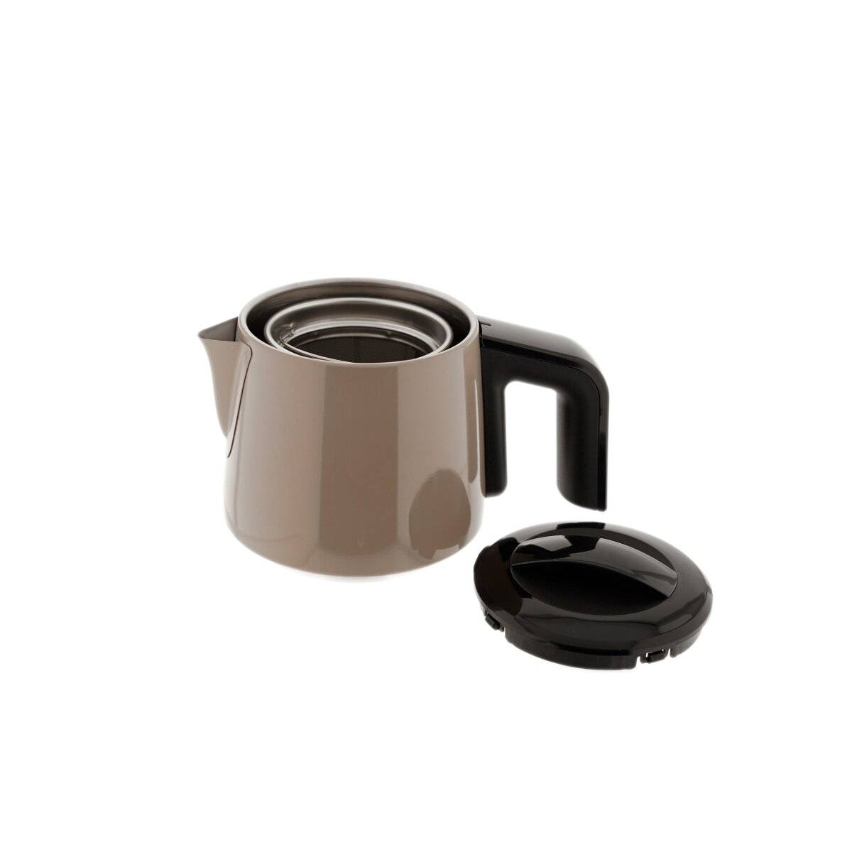 Bollitore e macchina per il tè 2 in 1 Mulex Tea Express in acciaio inossidabile - Beige - 1,2L + 2L-1