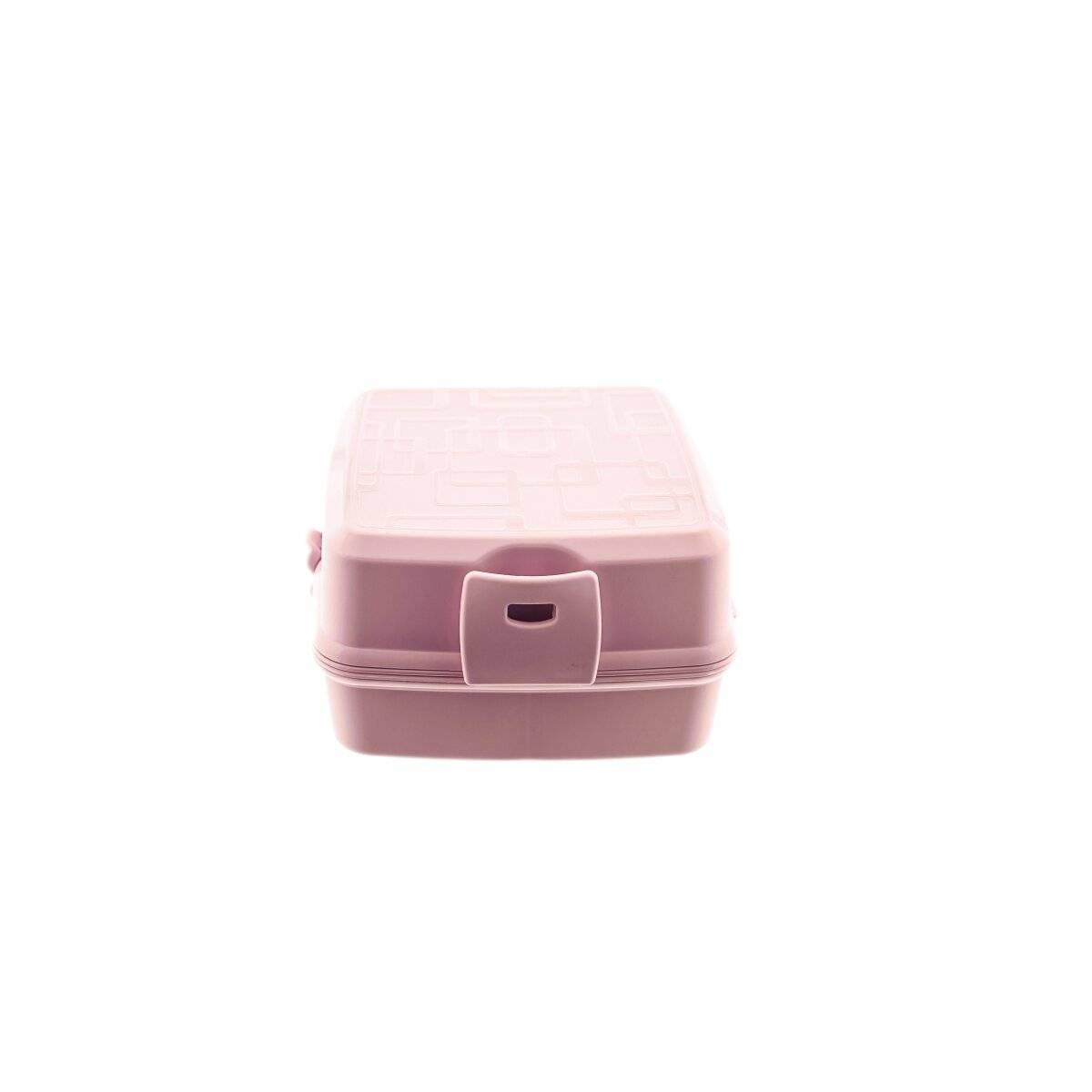 Contenitore multiuso per pane e pranzo con posate (02 1164) Rosa-0