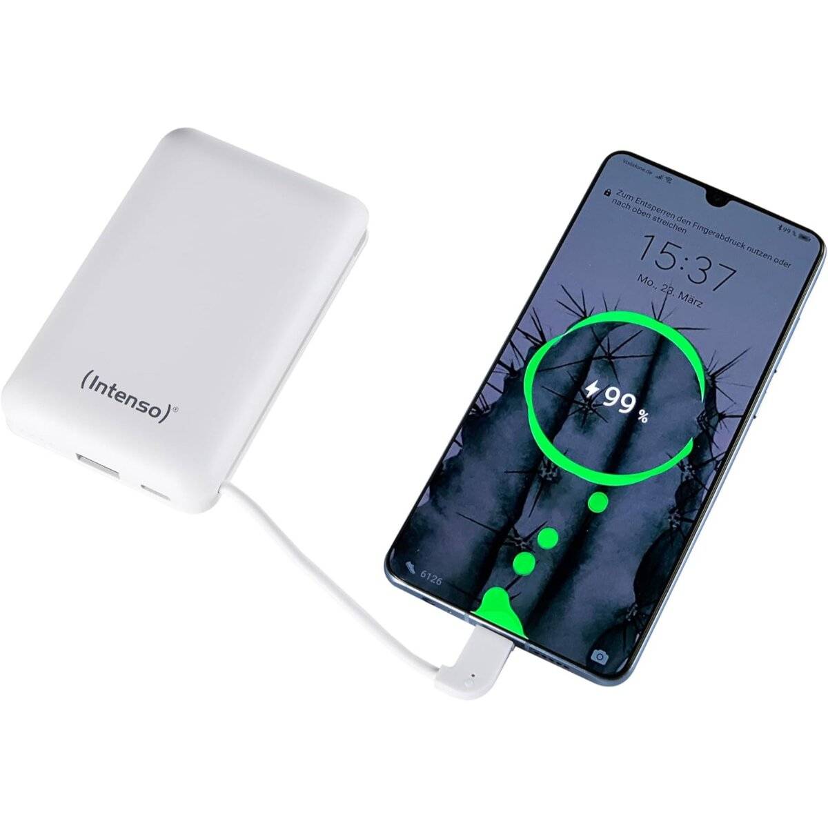 Intenso Compact USB-C Power Bank XC10000 10000mAh per Smartphone, Tablet e Switch Bianco-4
