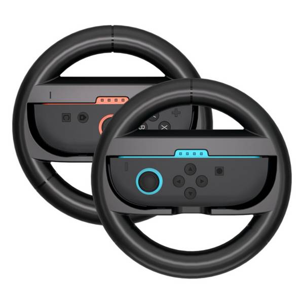 Volante da corsa 2-Pack per Nintendo Switch 2 Joy-Con Controller Nero
