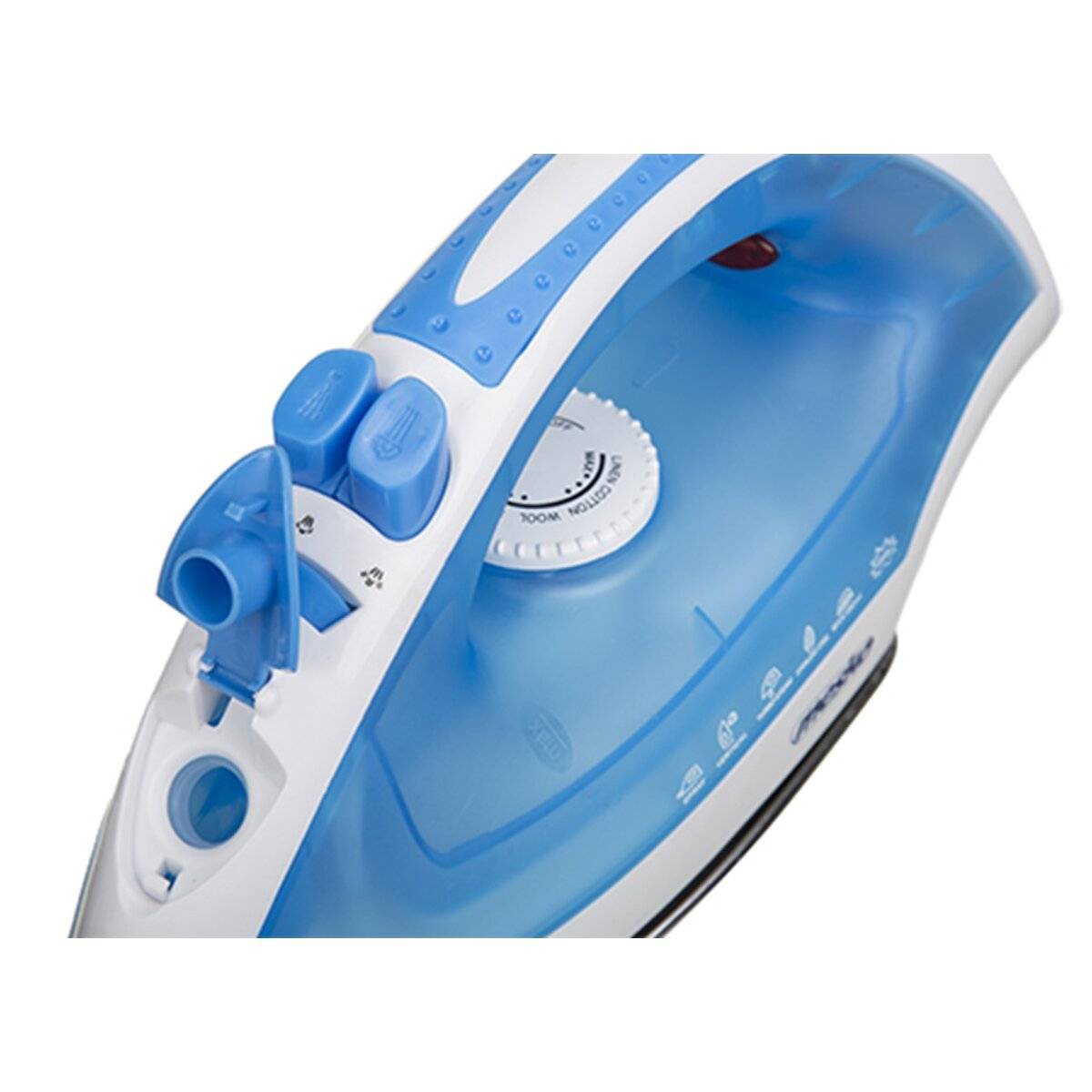 Ferro da stiro a vapore Mesko MS 5023 2200 W - Stiratura a secco e a vapore, blu-bianco-1