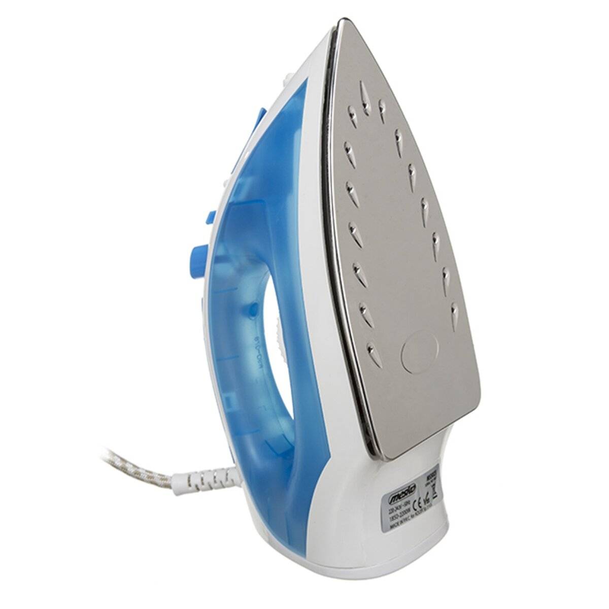 Ferro da stiro a vapore Mesko MS 5023 2200 W - Stiratura a secco e a vapore, blu-bianco-2