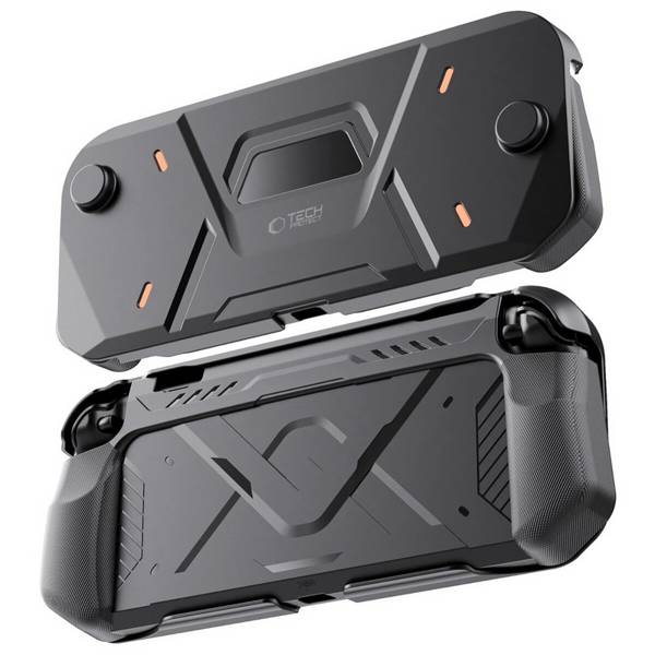 Custodia Tech-Protect Carbonox per Nintendo Switch 2 nera