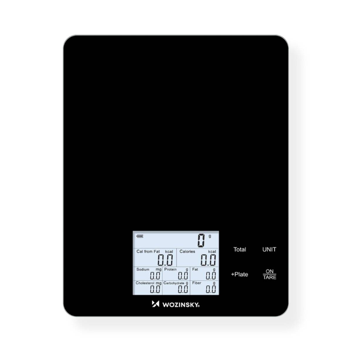 Bilancia da cucina intelligente Wozinsky WIK-10 con app Bluetooth – Nera-0