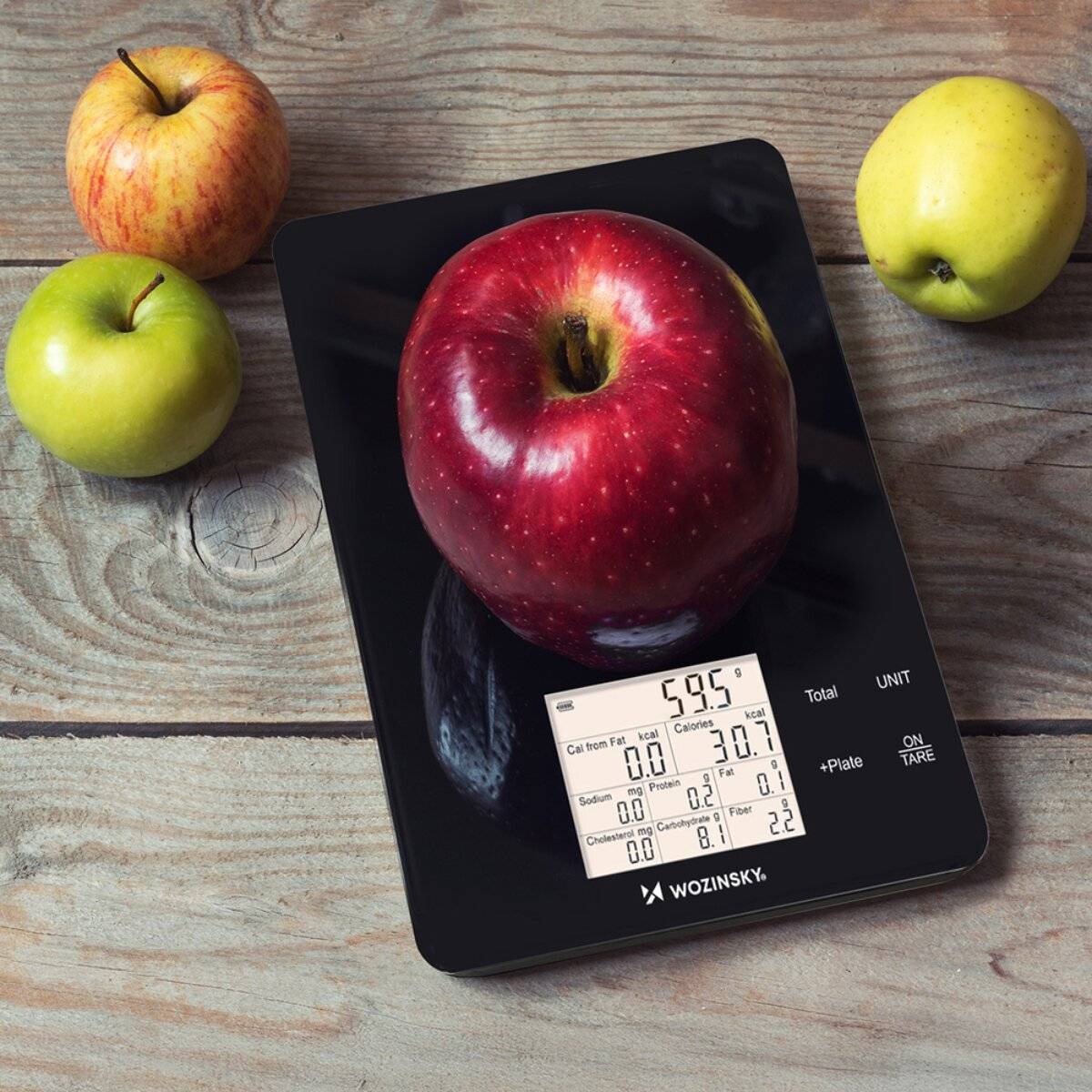 Bilancia da cucina intelligente Wozinsky WIK-10 con app Bluetooth – Nera-2