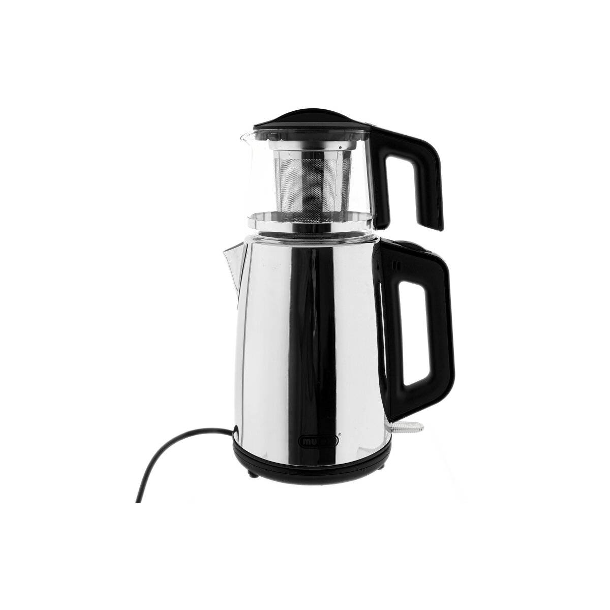 Bollitore e macchina per il tè Mulex Tea Express 2 in 1 in acciaio inossidabile - 1,2L + 2L-0