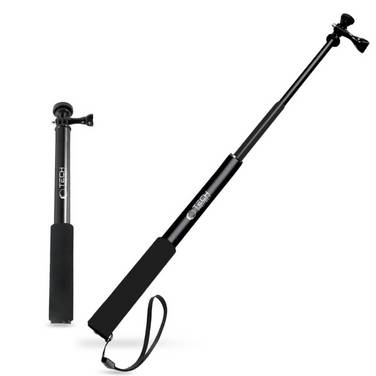 Supporto per monopiede e selfie stick Tech-Protect GA100 per action cam – Nero