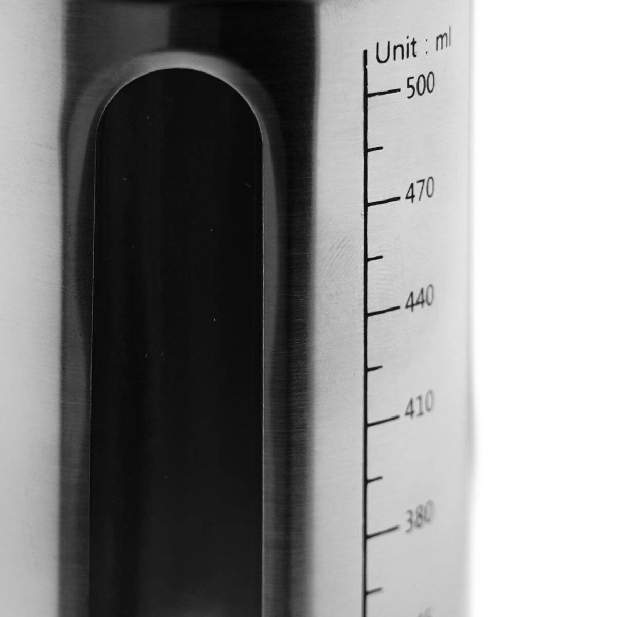 Distributore di aceto e olio in vetro, 500 ml, con bilancia e beccuccio-1