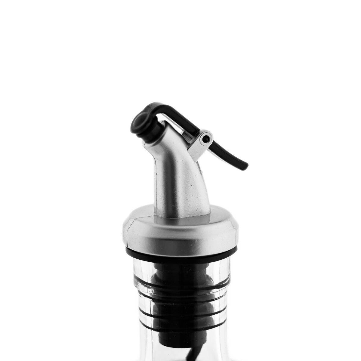 Distributore di aceto e olio in vetro, 500 ml, con bilancia e beccuccio-2
